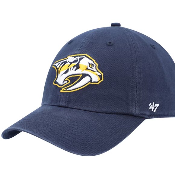 NASHVILLE PREADATORS ’47 NAVY TEAM ADJUSTABLE HAT - NWOT main image 5